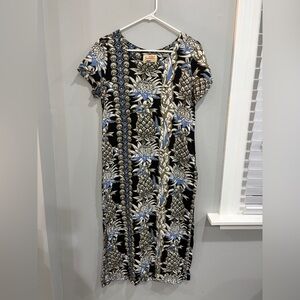 VINTAGE Alfred Shaheen x Reyn Spooner Womens SMALL Dress Rayon MADE IN HAWAII